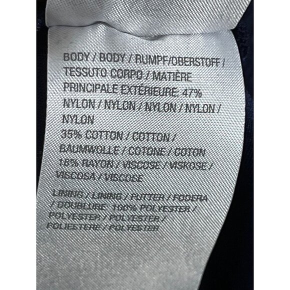 Floral Lace Wide Leg Pant M Blue Boho Hippie Indie Folk Western Classic Chic 80s - Picture 9 of 10